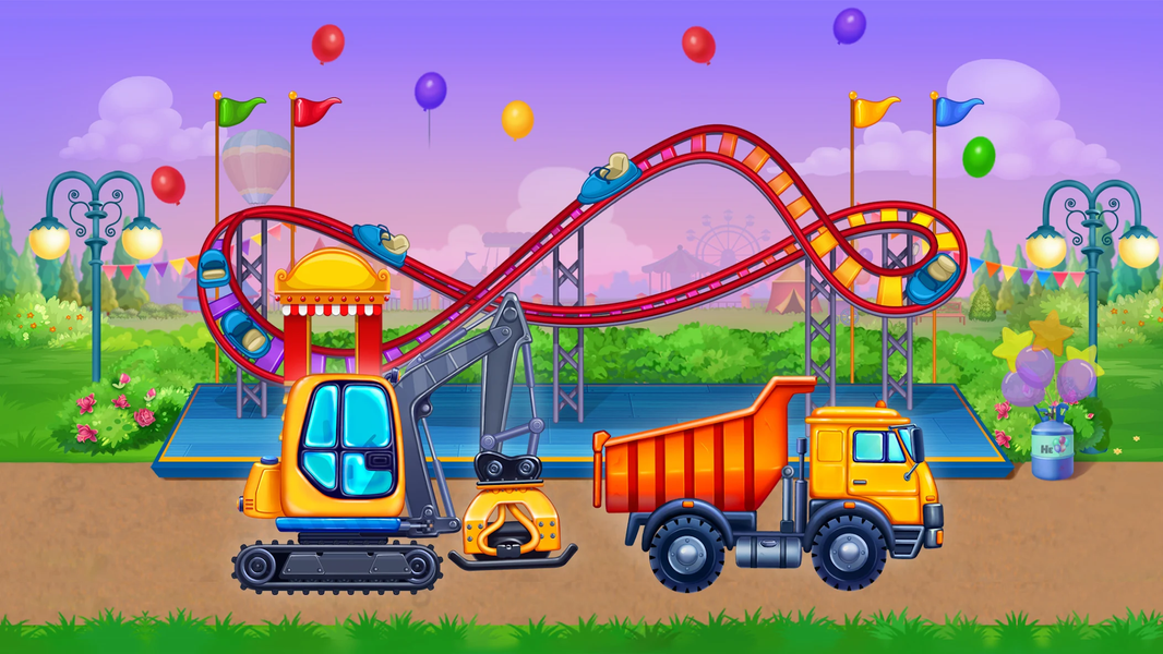 Build a Luna Park — Kids Games - عکس بازی موبایلی اندروید