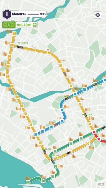 Subway Connect: Idle Metro Map - عکس بازی موبایلی اندروید