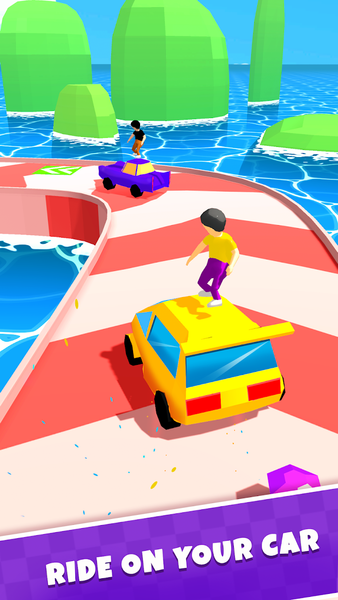 Bumper Surfer.io - Gameplay image of android game