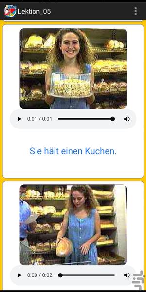 learning German - Image screenshot of android app