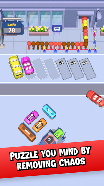 Bus Rush - Park & Match Quest - Gameplay image of android game