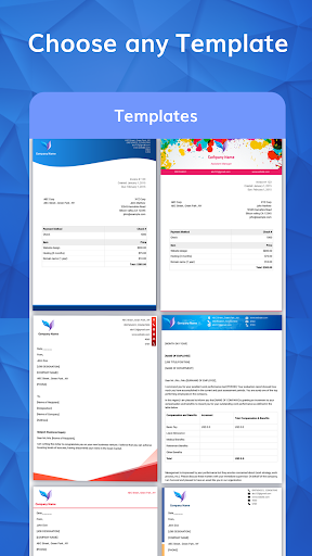 Letterhead Maker with logo PDF - Image screenshot of android app