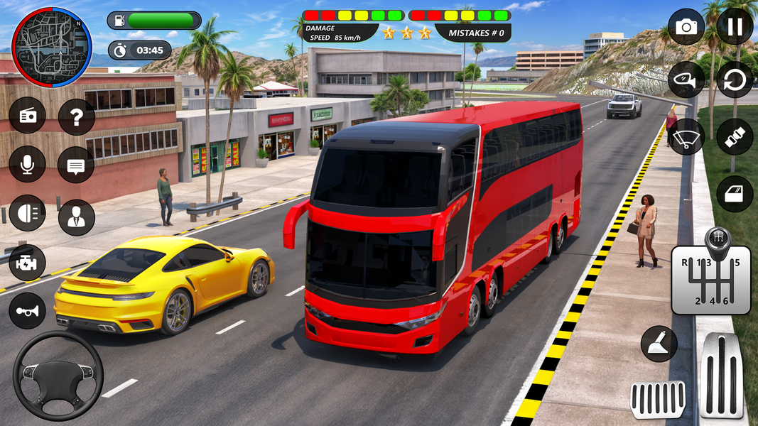 City Coach Simulator Bus Game - Gameplay image of android game