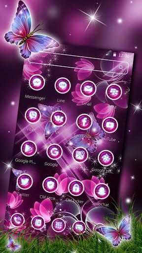 Sparkle Butterfly Theme - Image screenshot of android app