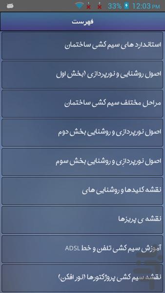 برق کار حرفه ای ساختمان - Image screenshot of android app