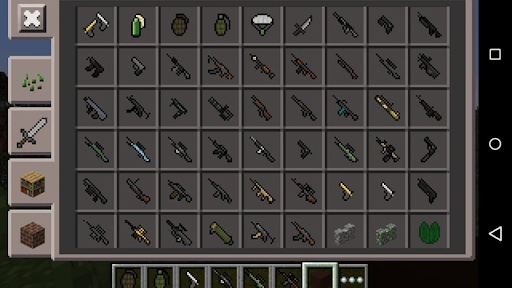 Mods weapons for minecraft - Image screenshot of android app