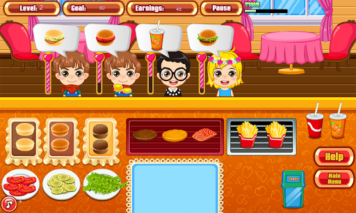 Burger Shop Maker - Gameplay image of android game