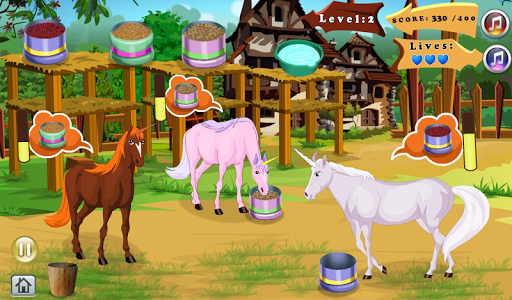 Caring for Unicorn, Horse Game - Gameplay image of android game