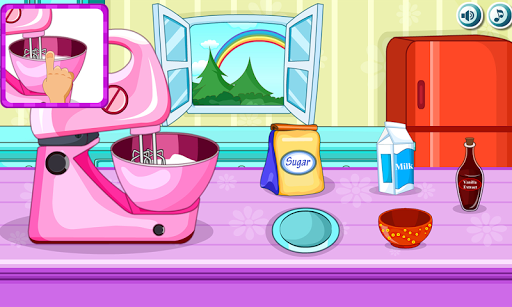 Cooking Rainbow Birthday Cake - Gameplay image of android game