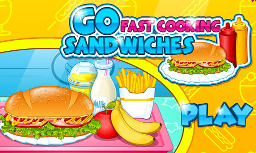 Go Fast Cooking Sandwiches - Gameplay image of android game