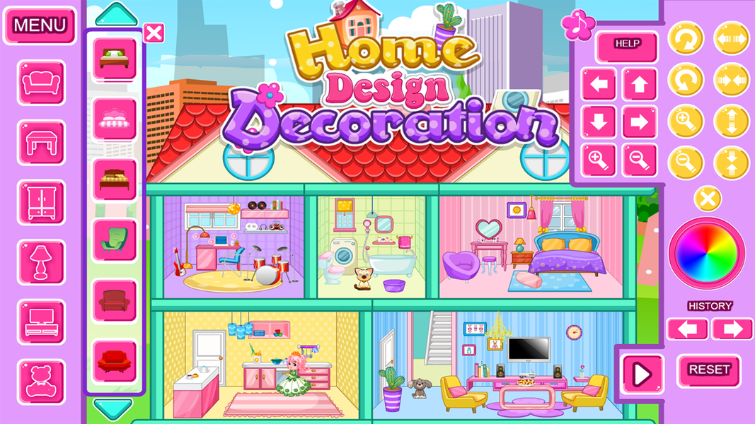 Home Decoration Game - عکس بازی موبایلی اندروید