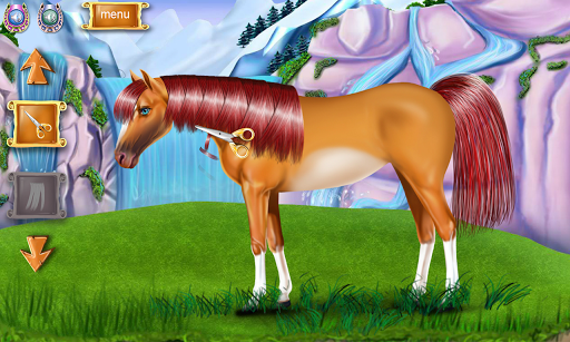 Horse Caring Mane Tressage - Gameplay image of android game