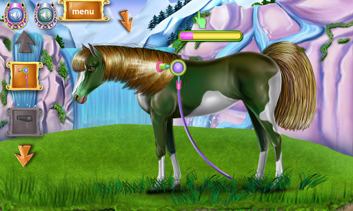Horse Caring Mane Tressage - Gameplay image of android game