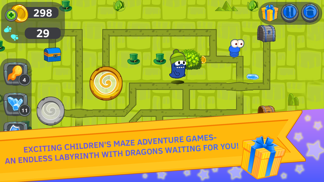 Maze runner for kids - Gameplay image of android game