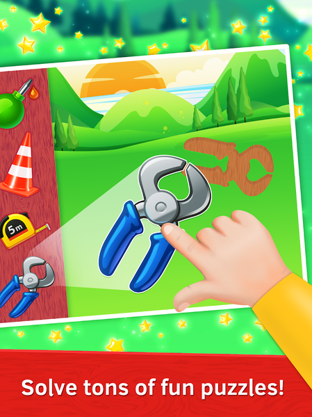 Baby Puzzles. Garage Tools - عکس بازی موبایلی اندروید