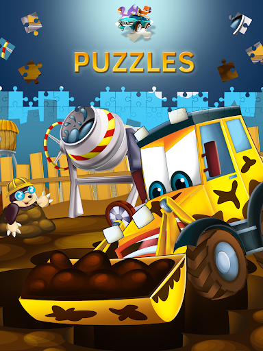 Cartoon Cars Puzzle for Kids - Image screenshot of android app