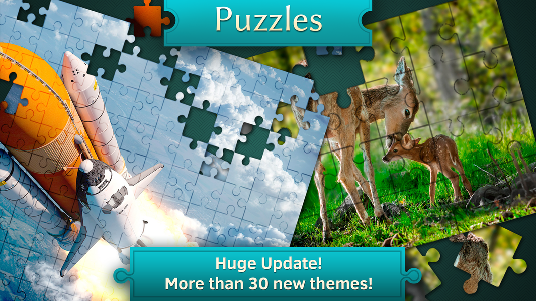 Landscape Jigsaw Puzzles - Gameplay image of android game