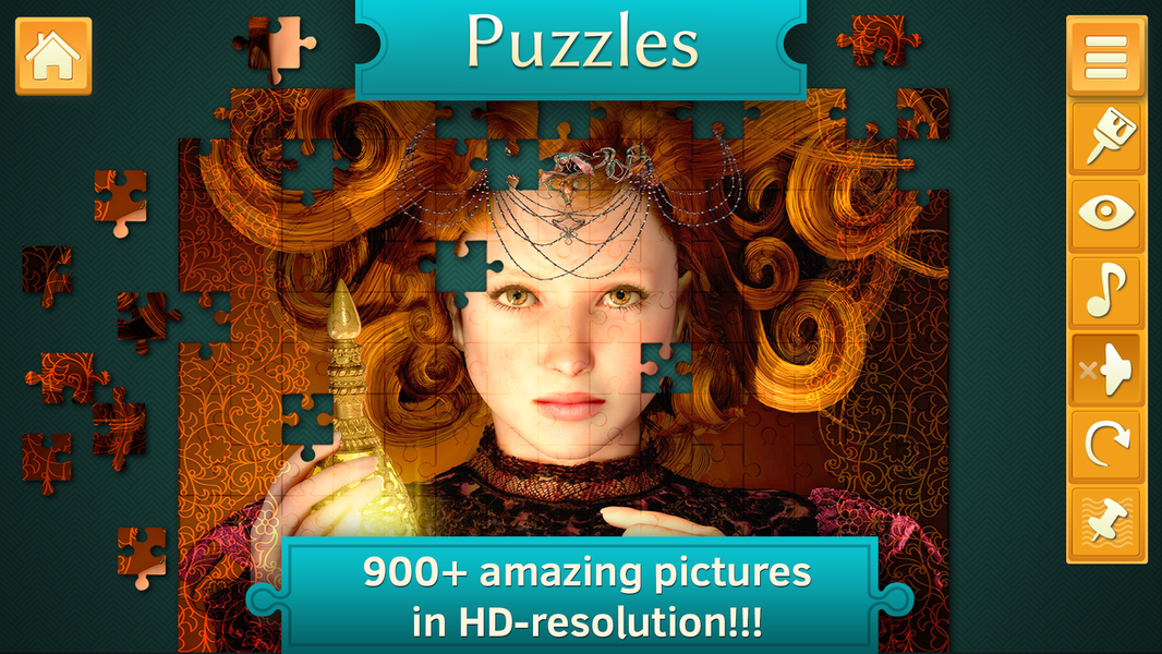 Landscape Jigsaw Puzzles - Gameplay image of android game