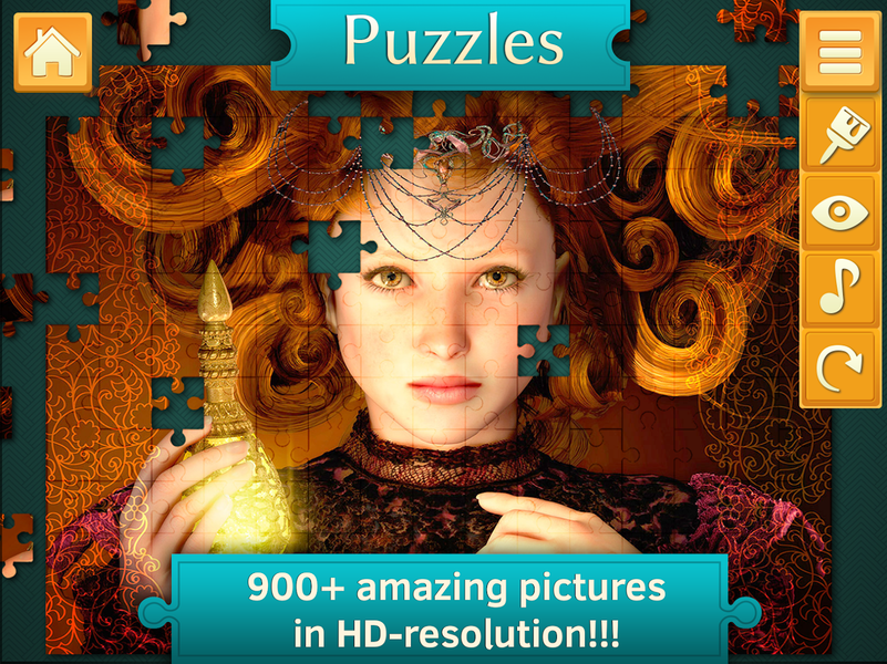 Landscape Jigsaw Puzzles - Gameplay image of android game