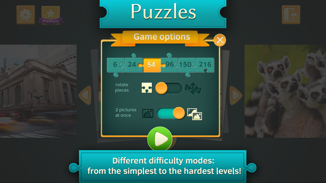 Landscape Jigsaw Puzzles - Gameplay image of android game