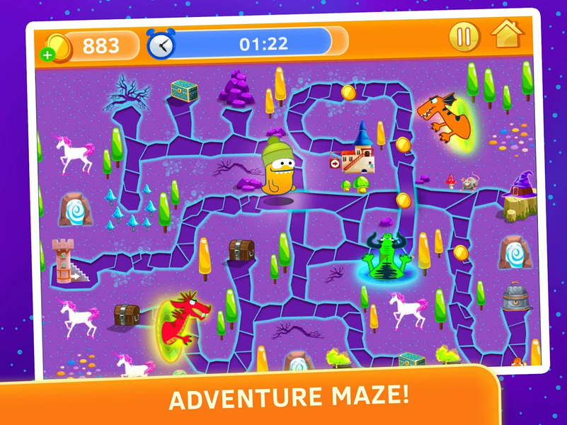 Maze game for kids. Labyrinth - Gameplay image of android game