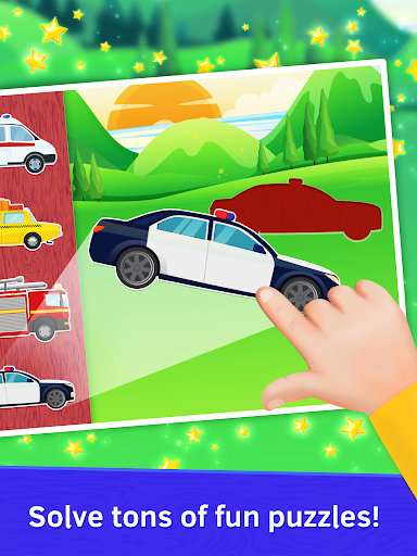 Police Car Puzzle for Baby - عکس بازی موبایلی اندروید