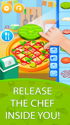 Baby kitchen game Burger Chef - Gameplay image of android game