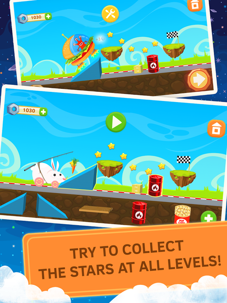 Hot climb racing. - Gameplay image of android game