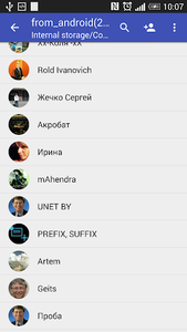 Contacts VCF - Image screenshot of android app