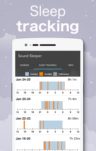Sound Sleeper Baby White Noise - Image screenshot of android app