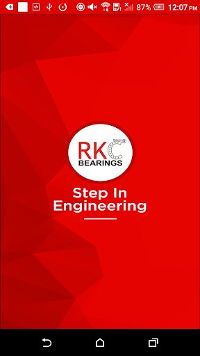 RKC Bearings - Image screenshot of android app