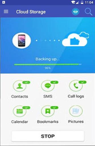 Cloud Storage / Backup Data - Image screenshot of android app