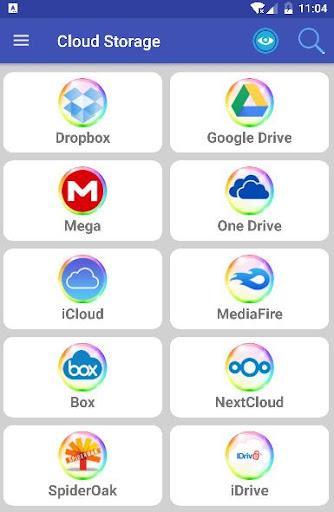 Cloud Storage / Backup Data - Image screenshot of android app