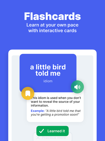 English Idioms & Slangs - عکس برنامه موبایلی اندروید