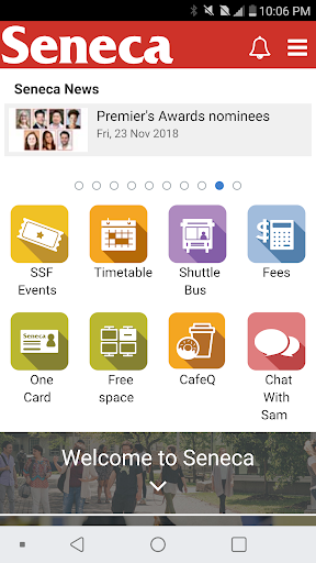 Seneca Mobile - Image screenshot of android app