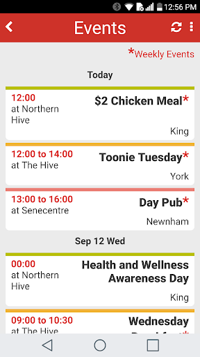 Seneca Mobile - Image screenshot of android app