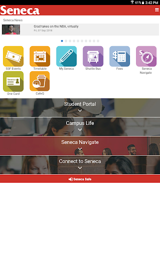 Seneca Mobile - Image screenshot of android app