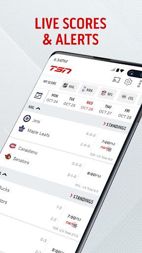 TSN: NFL, NHL, NBA, CFL & more - عکس برنامه موبایلی اندروید