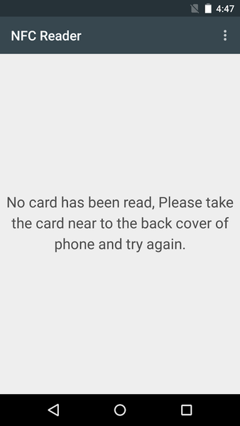 NFC Reader - عکس برنامه موبایلی اندروید