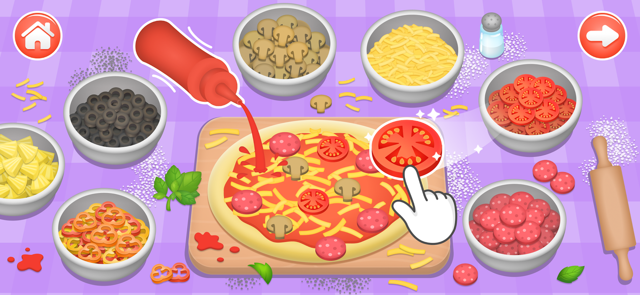 Kids Cooking Games 2+ Year Old - عکس بازی موبایلی اندروید