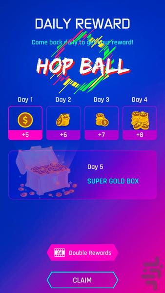 Hop Ball 4D - عکس بازی موبایلی اندروید