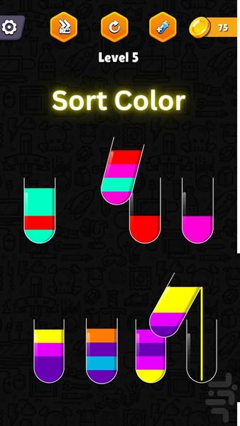 Water Sort SWC - Gameplay image of android game