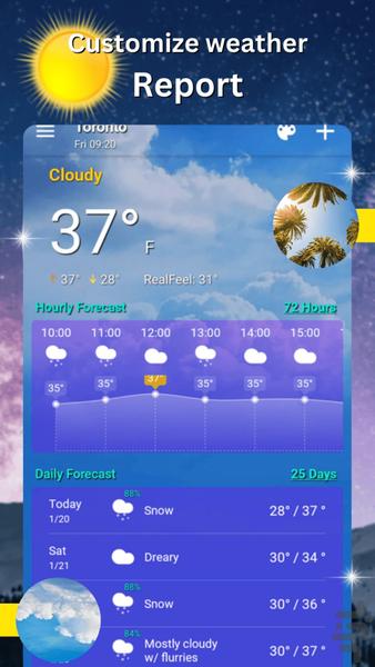 هواشناسی دقیق(تمام امکانات 2023) - Image screenshot of android app