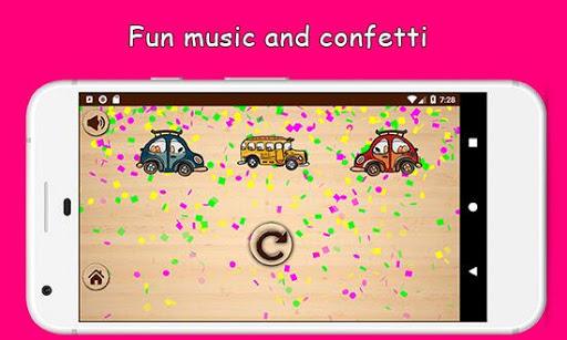 Baby puzzle game - Vehicles - عکس برنامه موبایلی اندروید