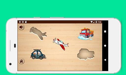 Baby puzzle game - Vehicles - عکس برنامه موبایلی اندروید