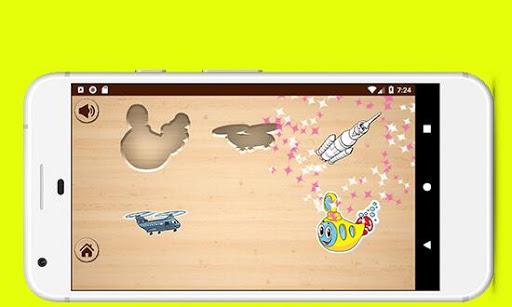 Baby puzzle game - Vehicles - عکس برنامه موبایلی اندروید