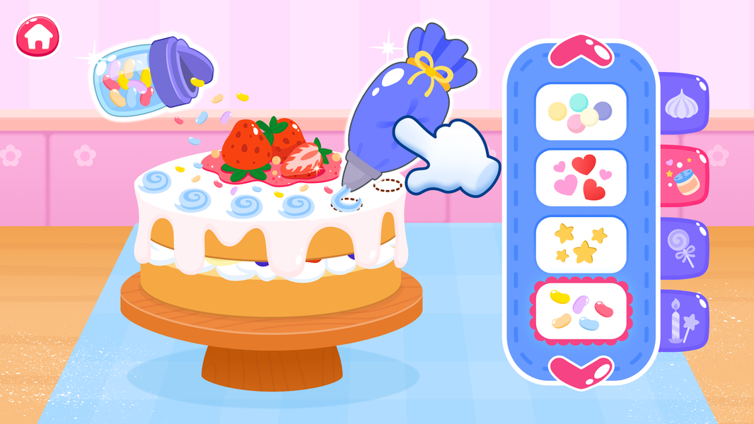 Cake Cooking Games for Kids 2+ - Gameplay image of android game