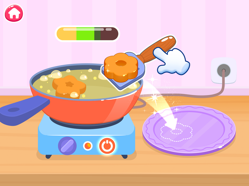 Cake Cooking Games for Kids 2+ - Gameplay image of android game