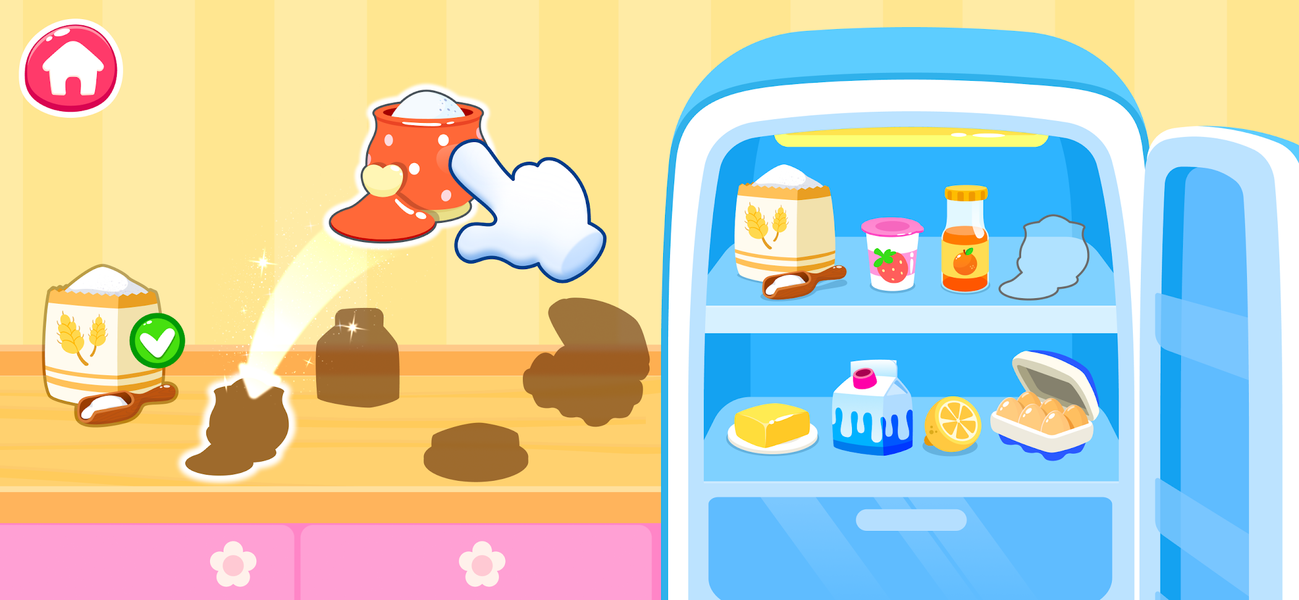 Cake Cooking Games for Kids 2+ - Gameplay image of android game