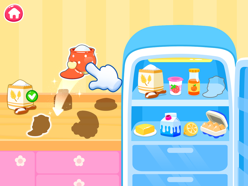 Cake Cooking Games for Kids 2+ - Gameplay image of android game